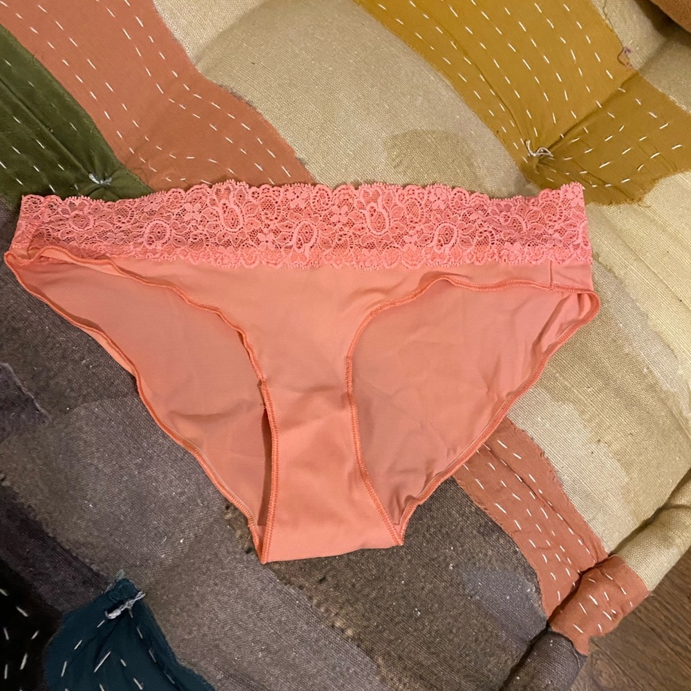 New, Never worn Victoria’s Secret Angels Low Rise Bikini panties, size Small